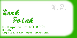 mark polak business card